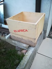 Cassa In Legno massiccio per sottovaso , portaoggetti,ecc.46x46H.40  ex-africa