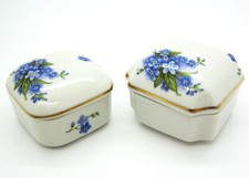 BOMBONIERE COFANETTI PORCELLANA T.LIMOGES SCATOLINE FIORI PORTAGIOIE COFANETTO