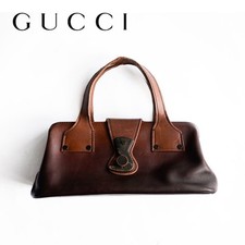 Gucci Vintage Brown Leather
