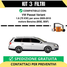 Kit 3 Filtri Tagliando per VW