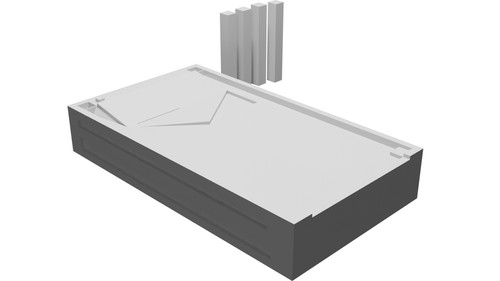 Letto ospedale per figure - letto,