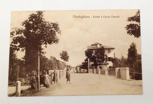 Antica cartolina mortegliano - cartolina,