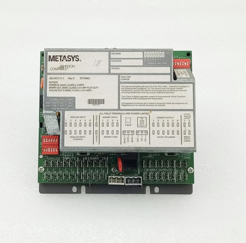 Johnson controls metasys - controls,