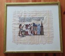 Quadro Papiro Egiziano Dipinto