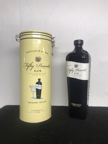 Bottiglia vuota gin fifty - vuota,