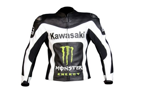 Kawasaki veste cuir moto - kawasaki,