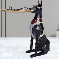 Statua maggiordomo doberman