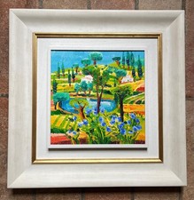 Athos Faccincani olio su tela 30 X 30 archiviato