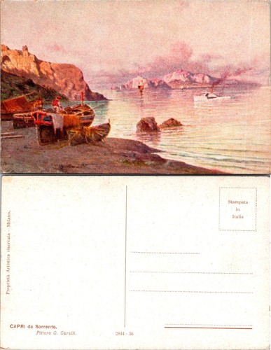 Cartolina capri sorrento - cartolina, da