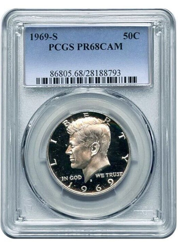 1969 kennedy mezzo dollaro - 1969,