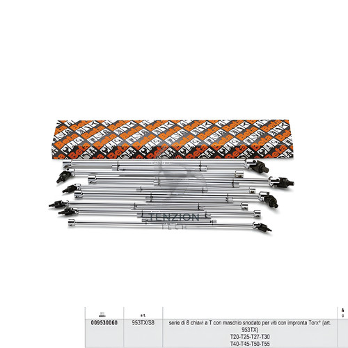 Set chiavi maschio torx - maschio,