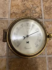 IGROMETRO ANALOGICO X BARCA IN OTTONE 