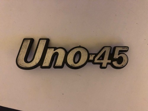 Fiat uno scritta - 45, logo