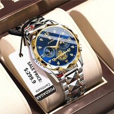 Orologio Uomo Acciaio, Lusso