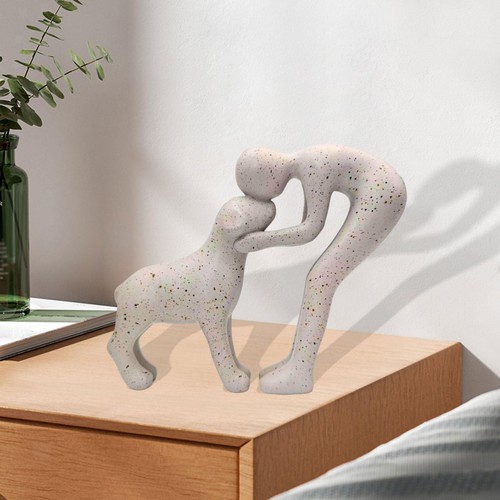 Decorazione statua uomo cane - statua, e