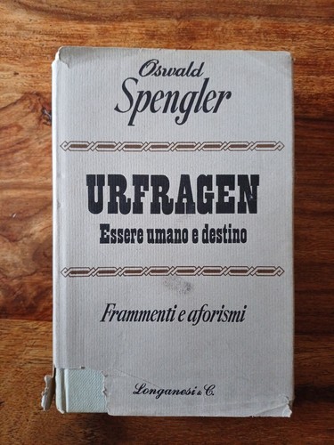 Oswald spengler urfragen - oswald,