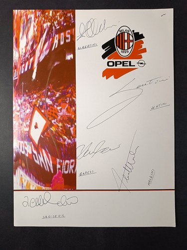 Cartellina milan 1899 - cartellina,