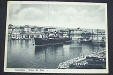 1948 CIVITAVECCHIA antica cartolina  postcard VEDUTA DEL PORTO