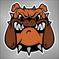 adesivo cane english bulldog