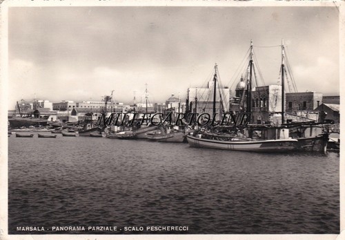 Marsala panorama parziale - marsala:,