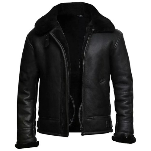 Giubbotto uomo nero aviator - uomo,