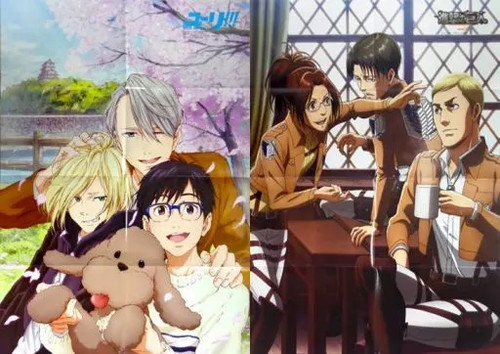 Poster anime double-face