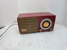 Bella radio valvole rosso - radio, a
