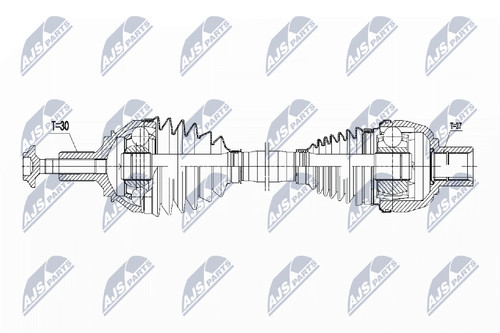 Albero motore nty npw 059 - albero, npw-me-059