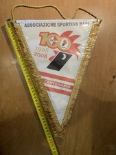 AS BARI CALCIO GAGLIARDETTO CENTENARIO UFFICIALE PENNANT WIMPEL FOOTBALL FUTBOL
