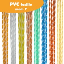 Tenda a fili pvc intrecciati