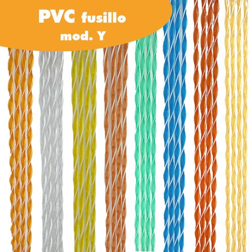 Tenda fili pvc - a, intrecciati