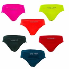 Stock 6 pezzi slip uomo microfibra elasticizzati lotto intimo mutande LBD-W117