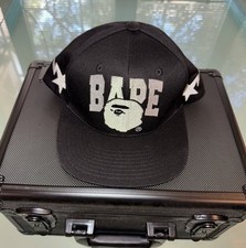 A Bathing Ape Star World Gone Mad Black/Red Snapback Bape