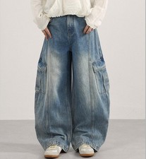 Jeans uomo blu denim dritto