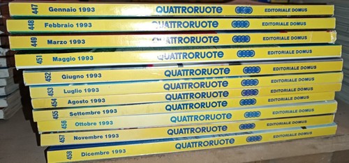 Quattroruote annata 1993 - quattroruote,