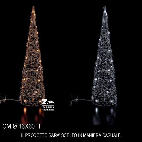 Albero cono natalizio luminoso - albero,