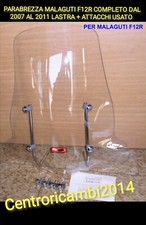 PARABREZZA MALAGUTI F12R COMPLETO DAL 2007 AL 2011  LASTRA + ATTACCHI USATO 