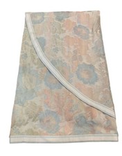 Copriletto jacquard letto estivo misto cotone Foglie Rasa Made In Italy