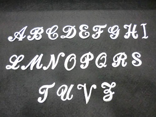 Lettere termoadesive - lettere,