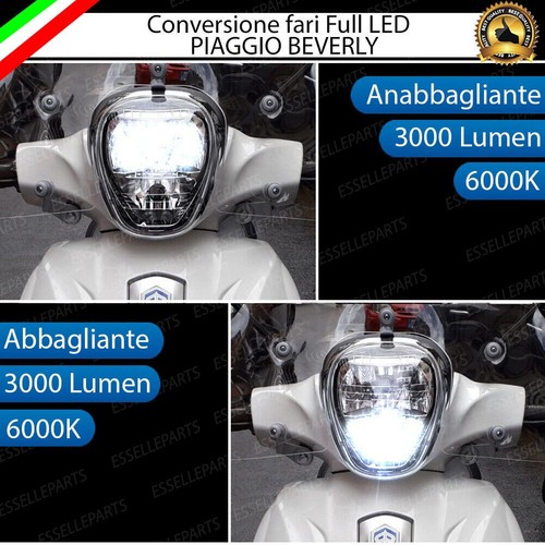 Conversione faro led - led, piaggio