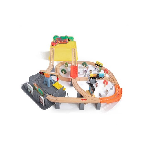 Pista legno con - legno, trenino