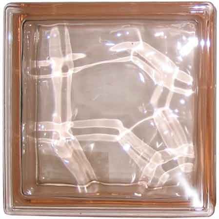 Vetromattone ondulato rosa - vetromattone,