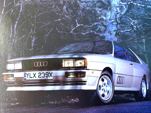 Audi quattro frameable - at,