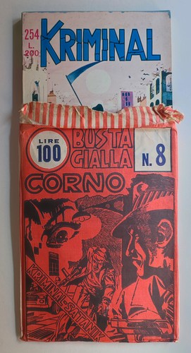 Busta gialla corno contiene - corno,