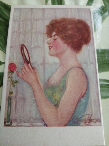 Donnina allo specchio - allo,