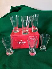 SET 6 BICCHIERI CAMPARI SODA APERITIVO NUOVI - Fortunato Depero - con Scatolo