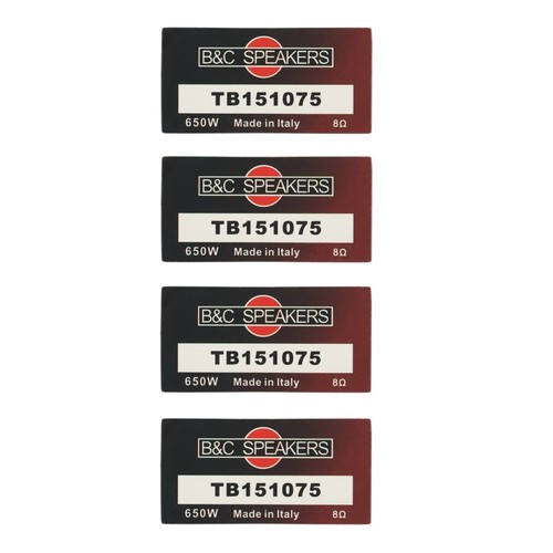 Speakers tb151075 carta - b&c,