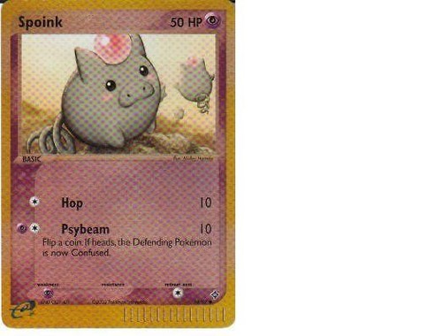 Carta pokemon spoink - ,