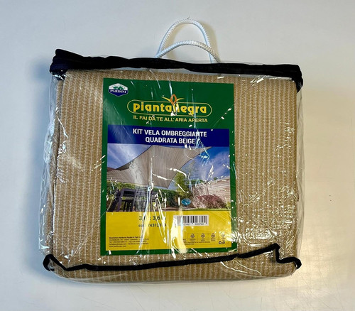Kit vela ombreggiante beige - vela,