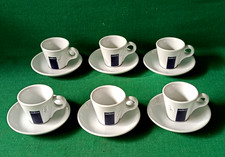 SET 6 TAZZINE + 6 PIATTINI DA BAR CAFFÈ LAVAZZA CUP & SAUCER PORTUGAL. CX82